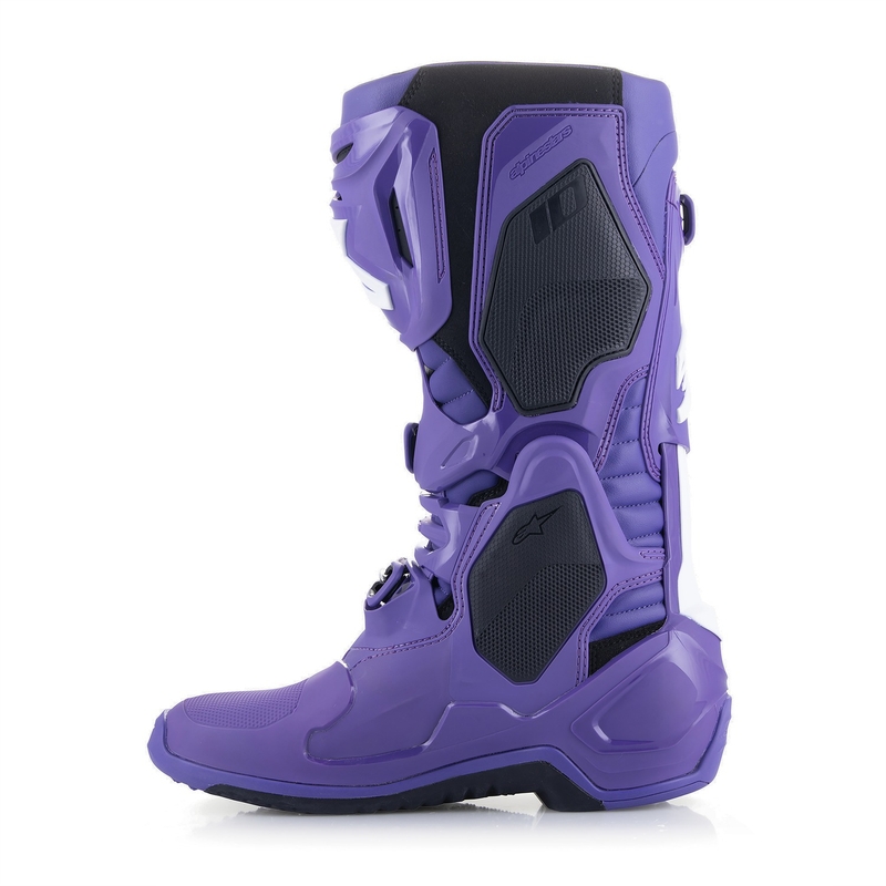 Alpinestars Tech 10 motociklističke čizme ljubičasto-crno-bijele