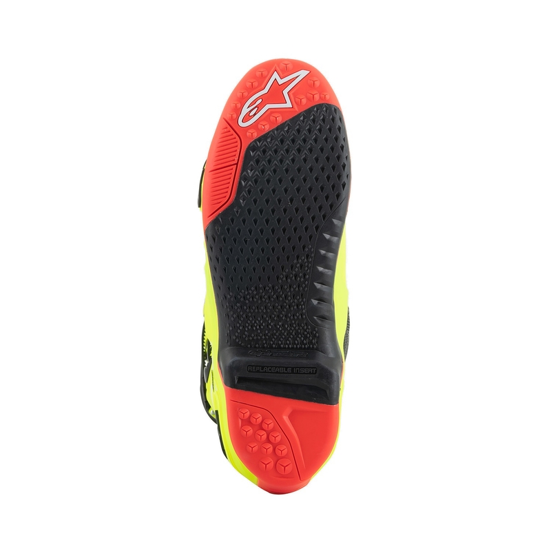Alpinestars Tech 10 motociklističke čizme žute fluo-crne-fluo crvene