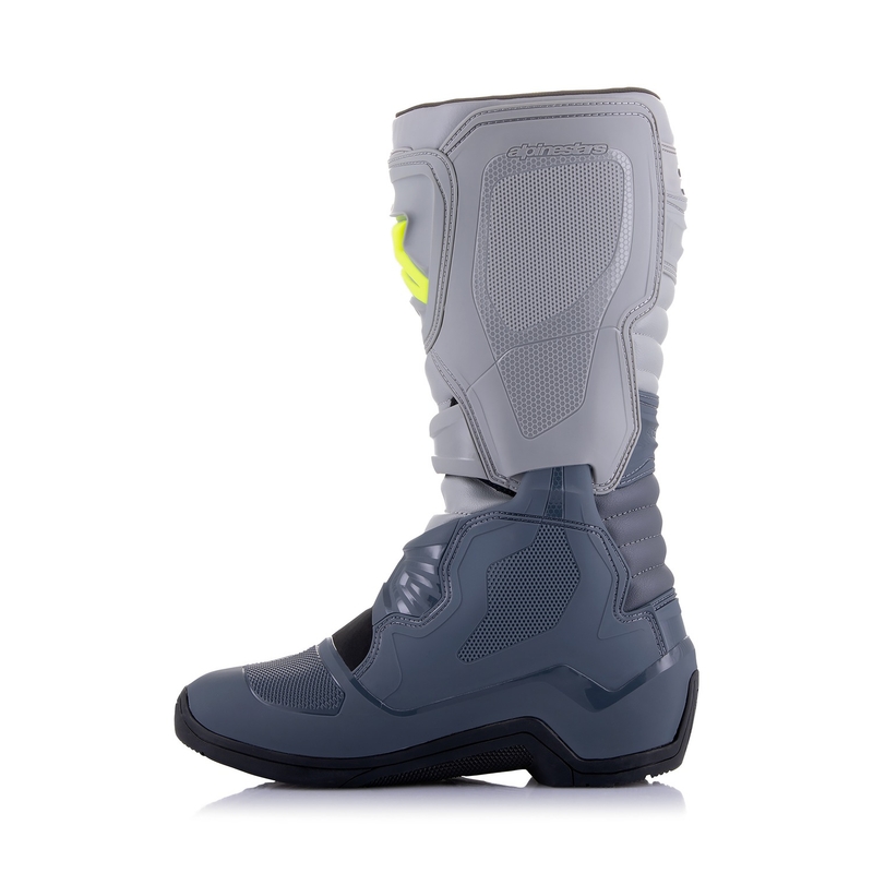 Alpinestars Tech 3 motorističke čizme svijetlo sivo-crno-fluo žute