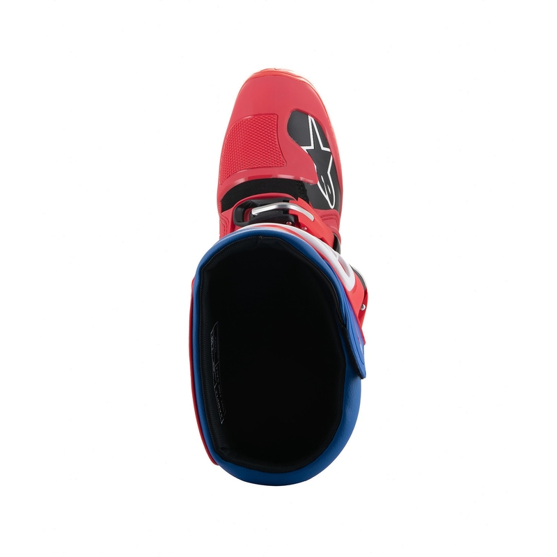 Alpinestars Tech 5 motociklističke čizme crveno-plavo-bijelo-crne