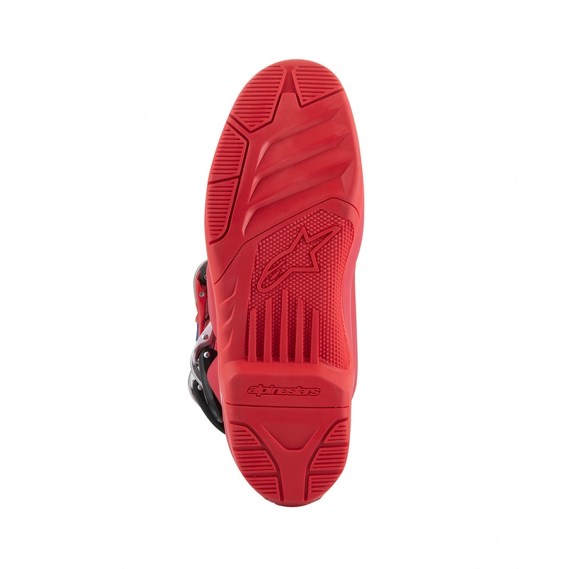 Alpinestars Tech 5 motociklističke čizme crveno-plavo-bijelo-crne