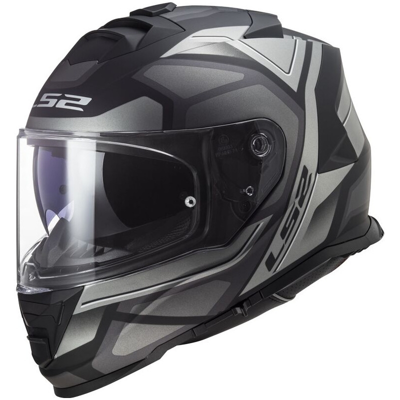 LS2 FF800 Storm II Faster kaciga za motocikle s punim licem, titanijsko matirana