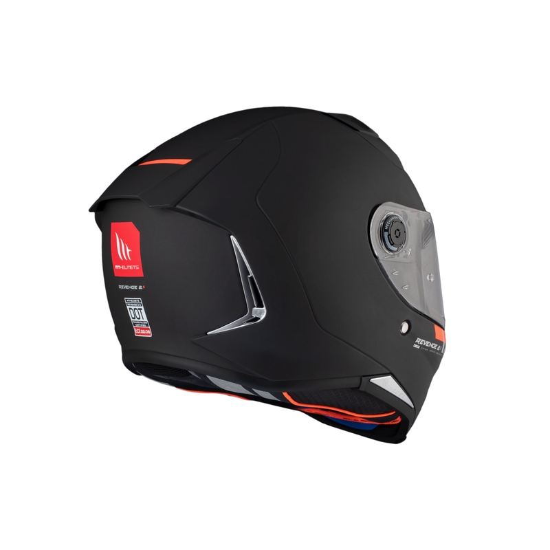Integralna motociklistička kaciga MT REVENGE 2 S SOLID A1 mat crna