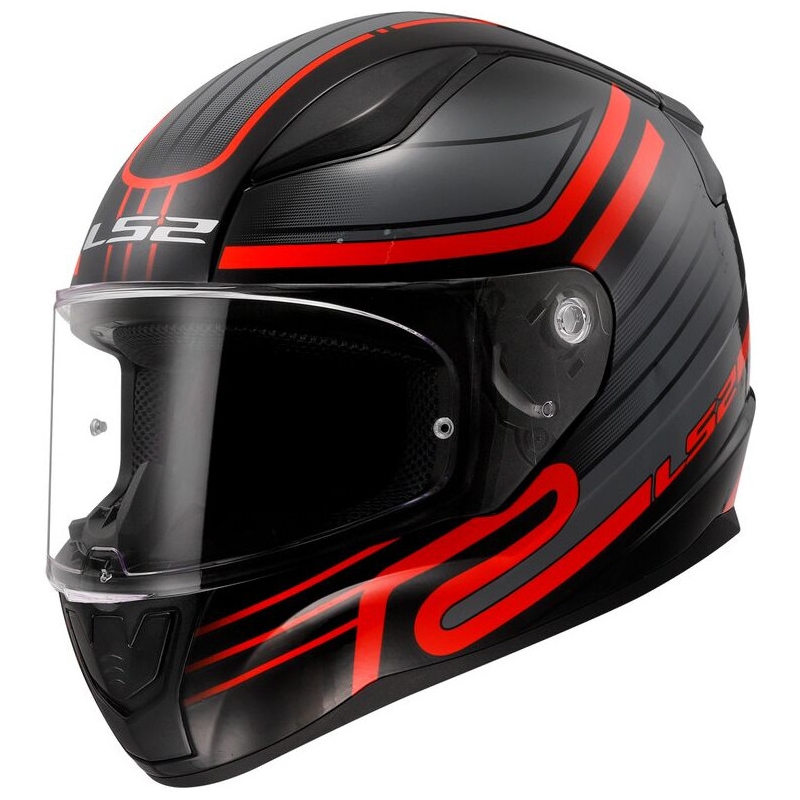 Integralna motociklistička kaciga LS2 FF353 RAPID II Circuit crno-crvena sjajna