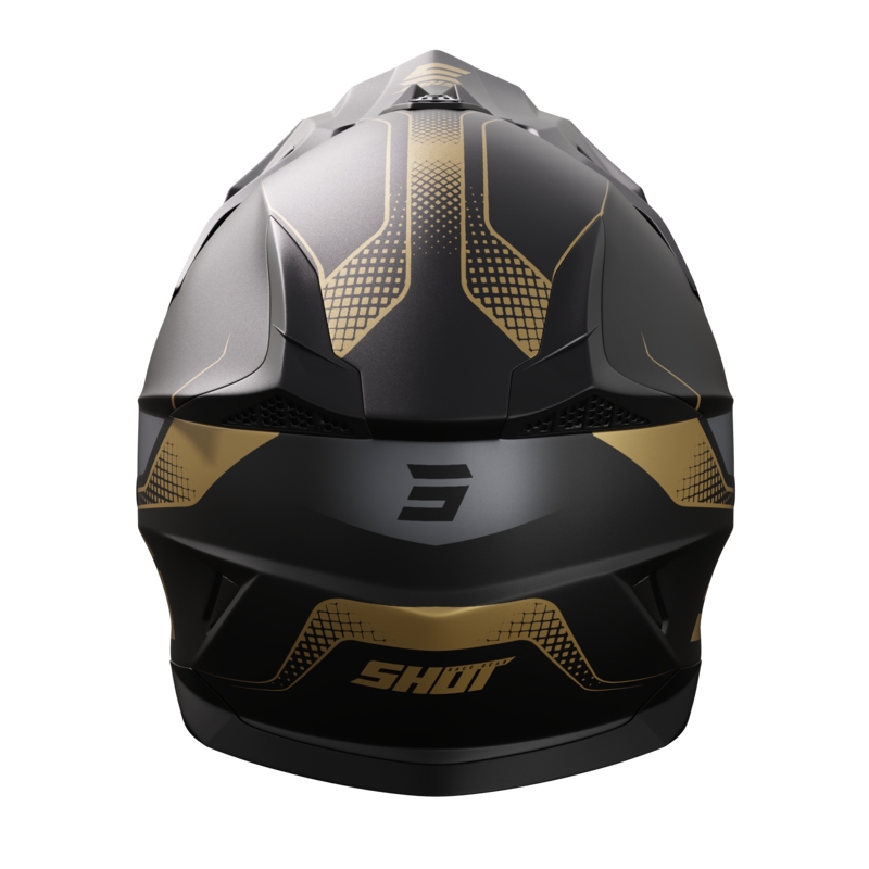 Kaciga za motokros Shot Pulse Edge zlatna mat rasprodaja