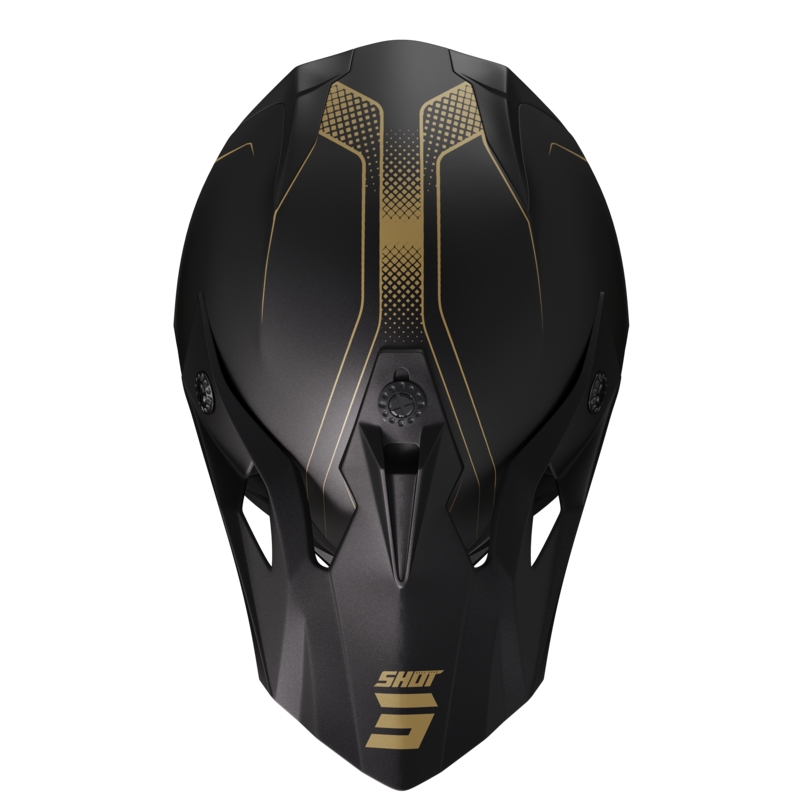 Kaciga za motokros Shot Pulse Edge zlatna mat rasprodaja