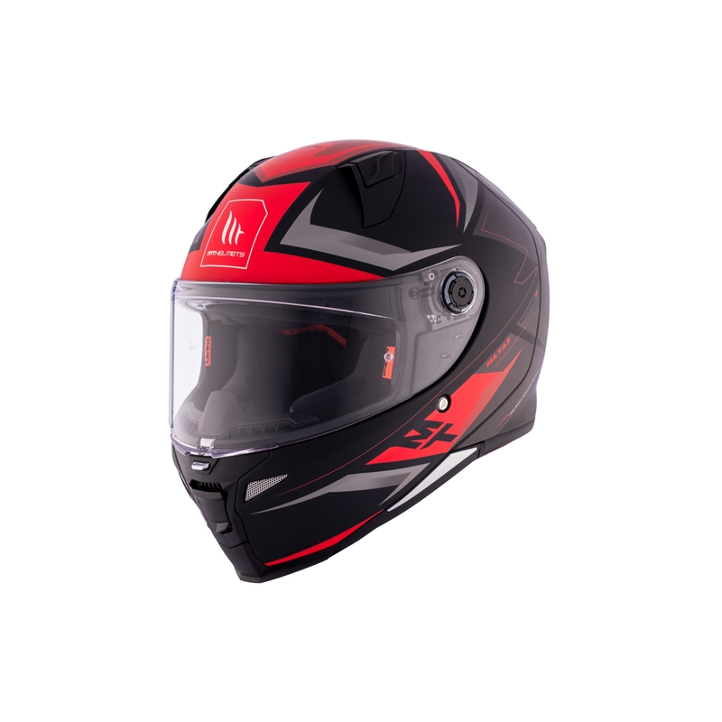 Integralna motociklistička kaciga MT REVENGE 2 S HATAX B5 crno-sivo-crvena