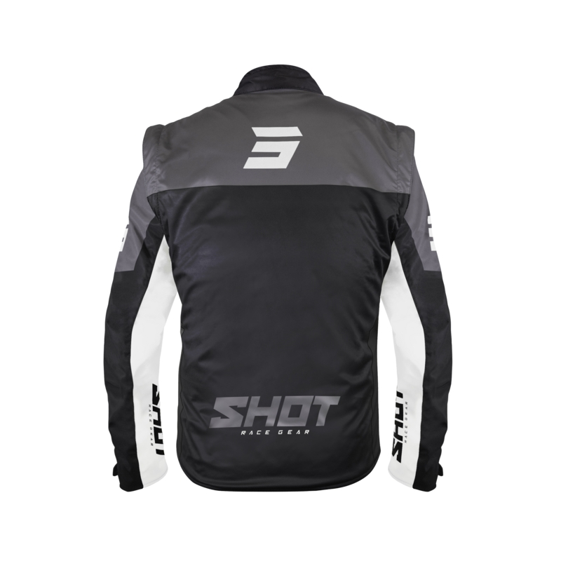 Softshell jakna Shot Softshell Lite crno-bijela