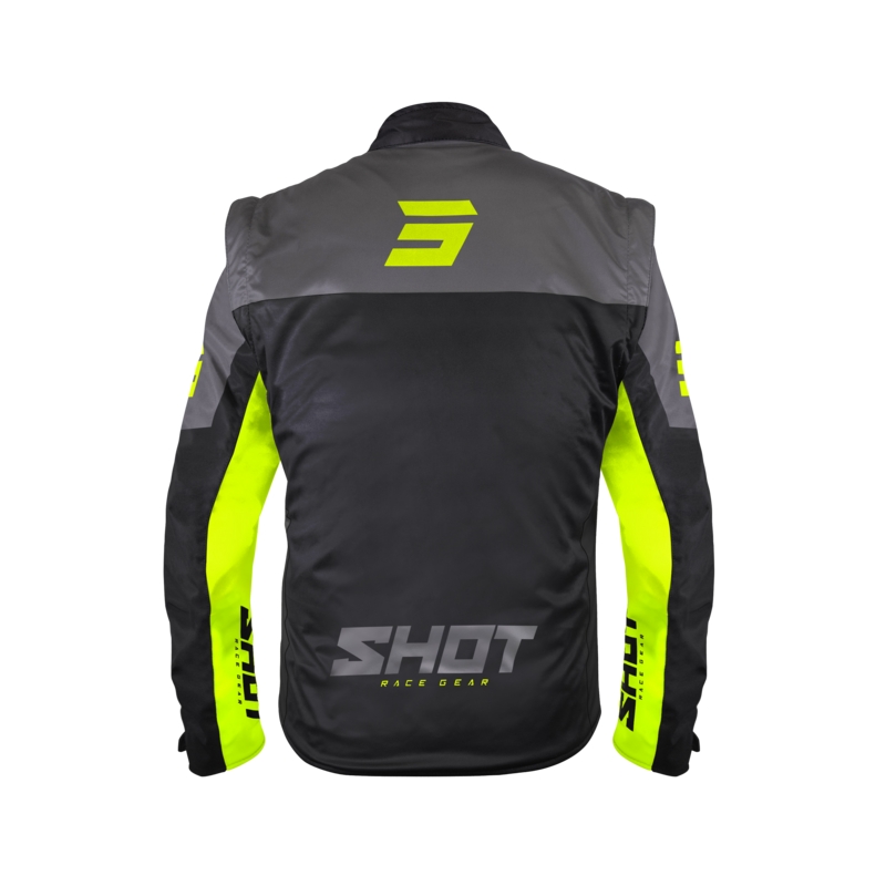 Softshell jakna Shot Softshell Lite crno-fluo žuta