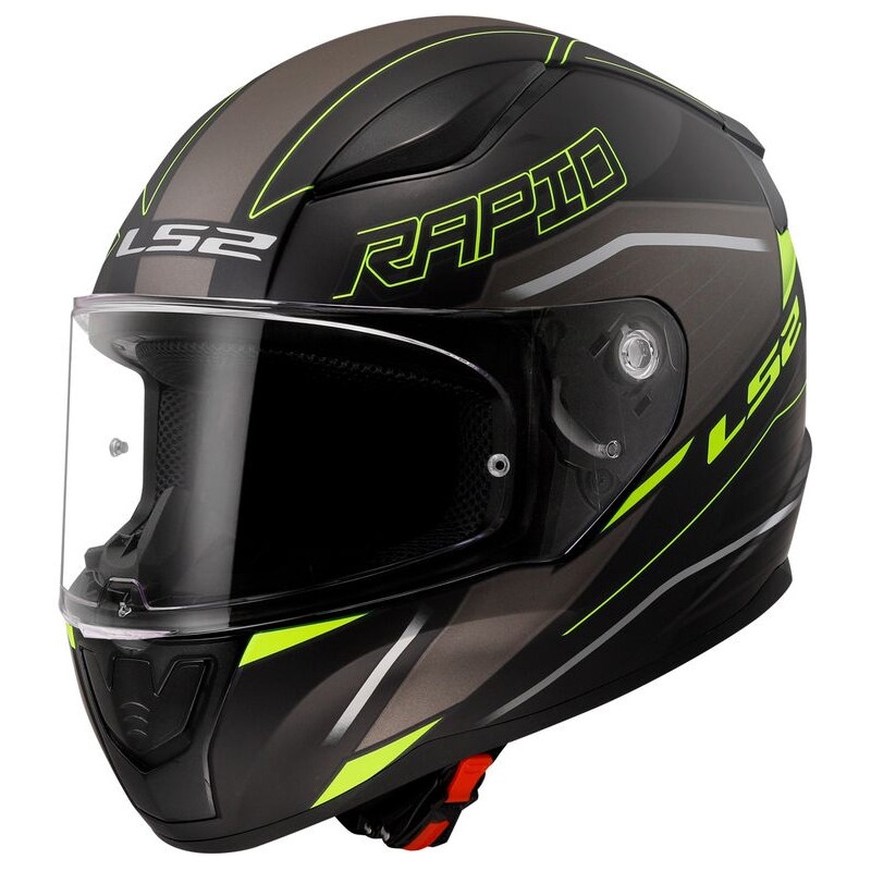 Integralna motociklistička kaciga LS2 FF353 RAPID II Rokku crno-fluo žuta