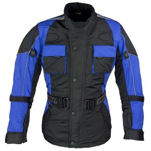 Dječja motoristička jakna Roleff crno-plava