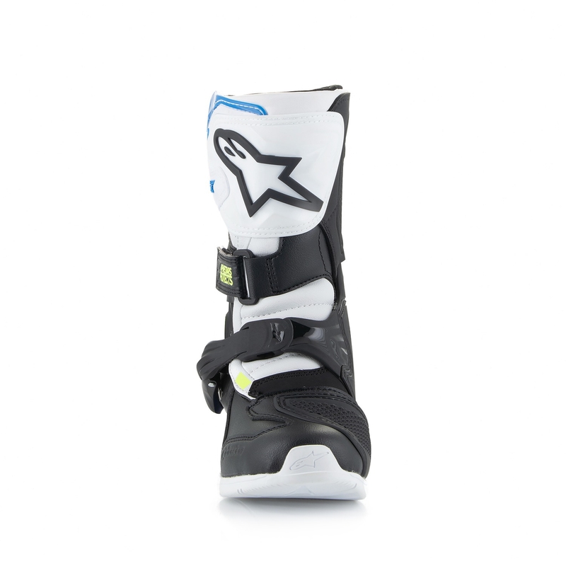 Alpinestars Tech 3S dječje motociklističke čizme bijelo-crno-plave