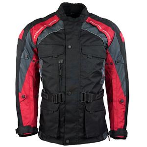 Motociklistička jakna Roleff Liverpool crno-crvena