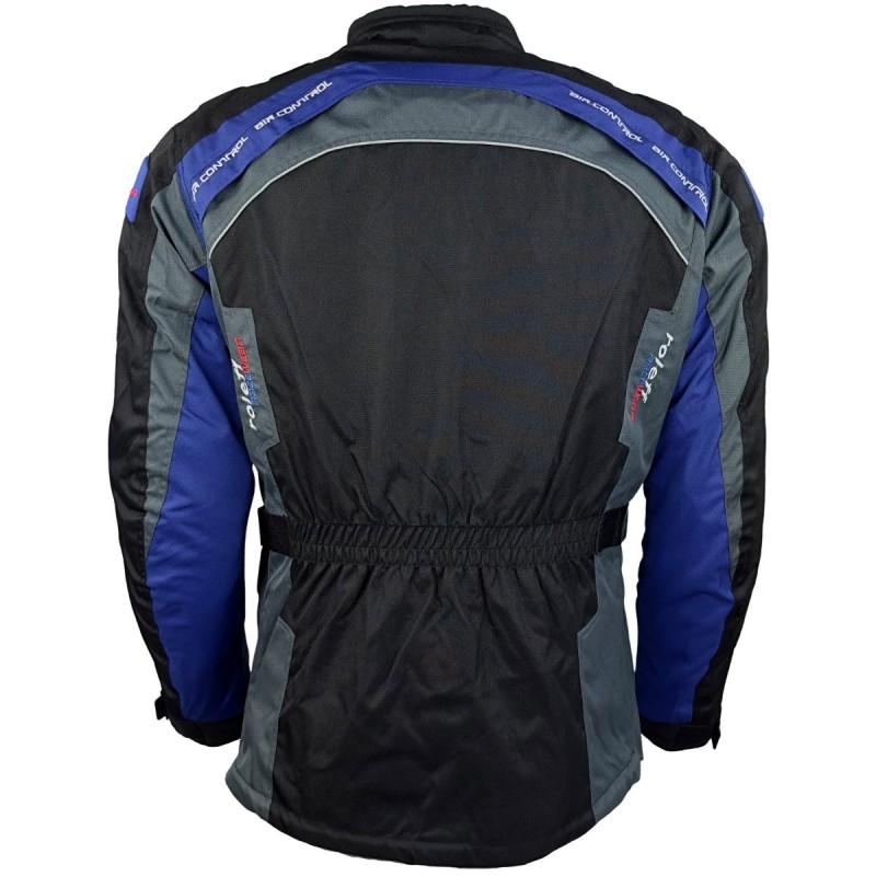 Motociklistička jakna Roleff Liverpool crno-plava