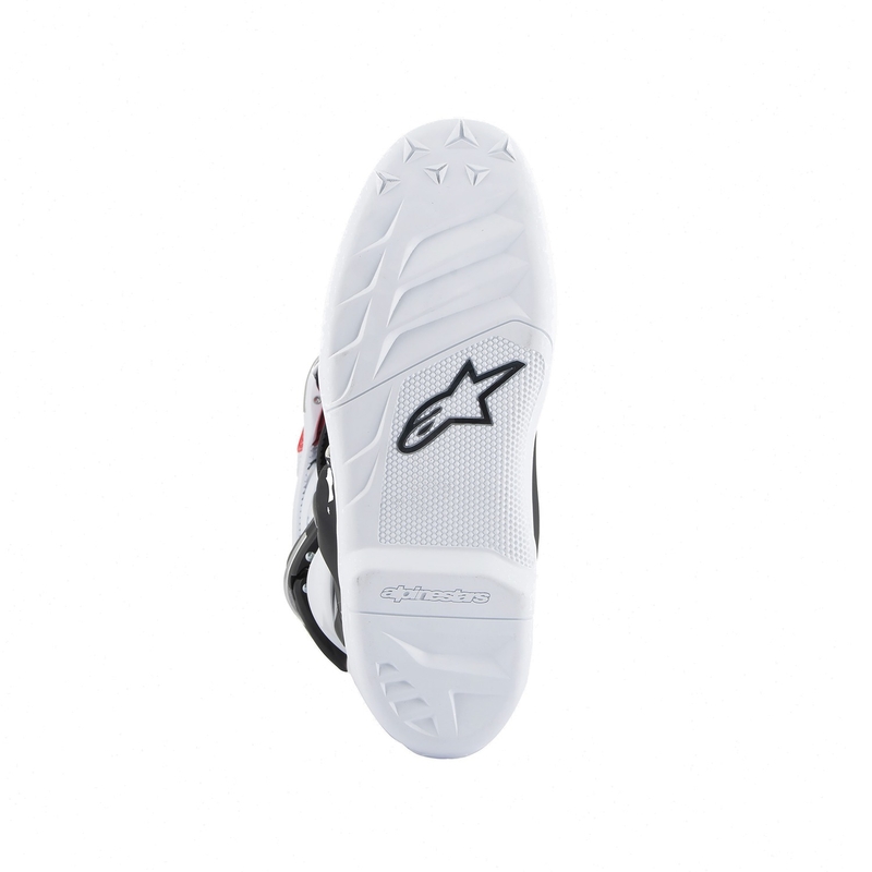 Alpinestars Tech 7 S Dječje Motokros Čizme Bijelo-Crno-Crveno-Plavo-Ljubičaste