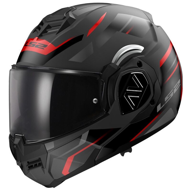 Motociklistička kaciga na preklop LS2 FF906 Advant Kuka crno-crvena mat