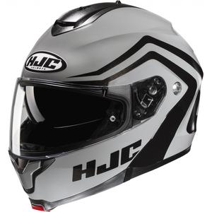 Vyklápěcí helma na motorku HJC C91N Nepos MC5 šedo-černá