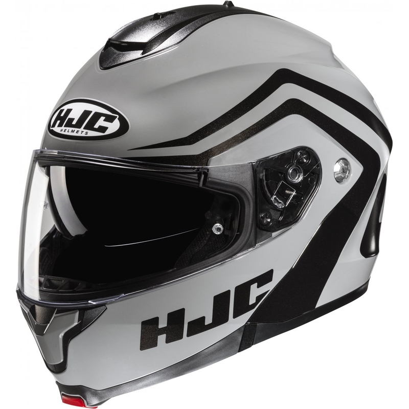 Preklopna motociklistička kaciga HJC C91N Nepos MC5 sivo-crna