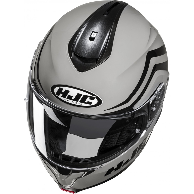 Preklopna motociklistička kaciga HJC C91N Nepos MC5 sivo-crna