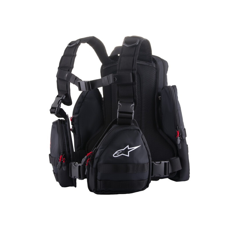 Alpinestars Techdura Taktički ruksak crno-bijeli 9 l