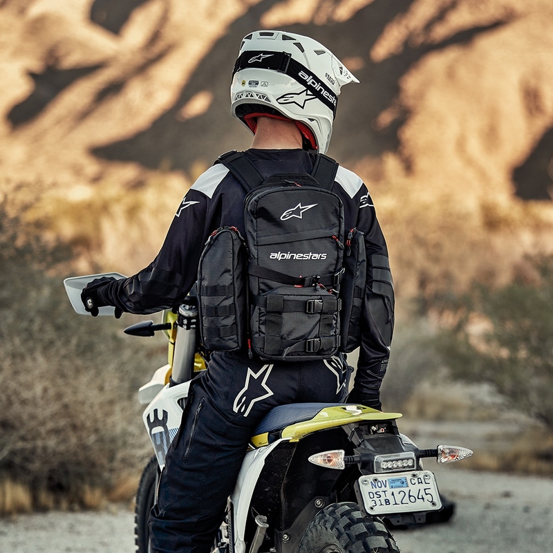 Alpinestars Techdura Taktički ruksak crno-bijeli 9 l