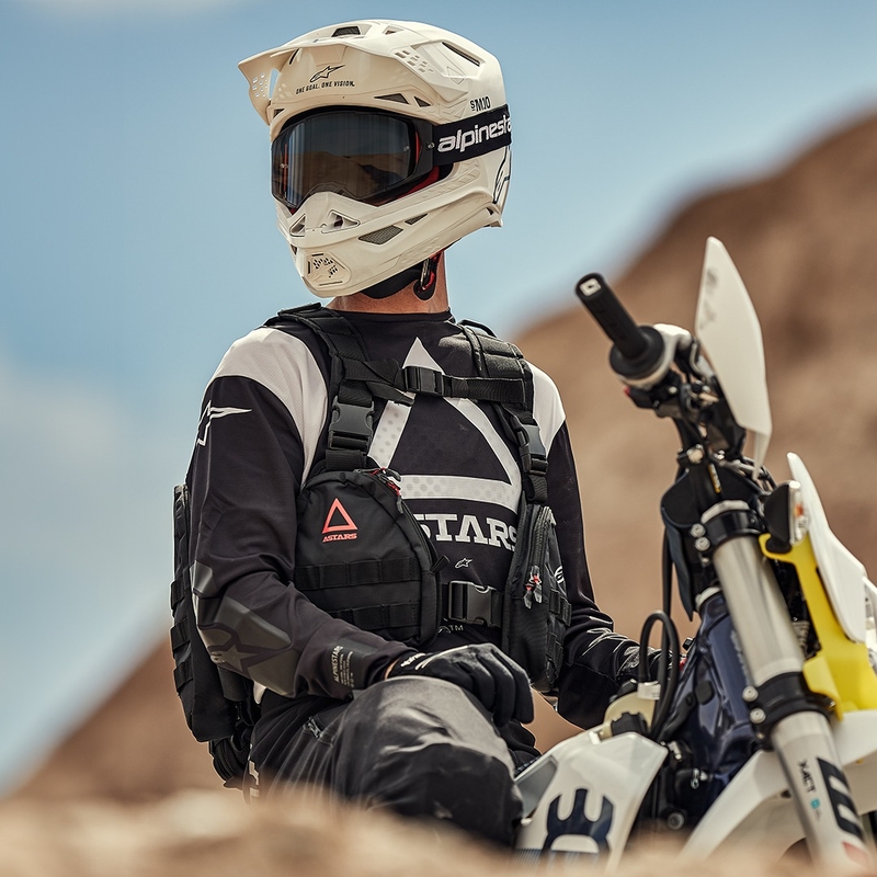Alpinestars Techdura Taktički ruksak crno-bijeli 9 l