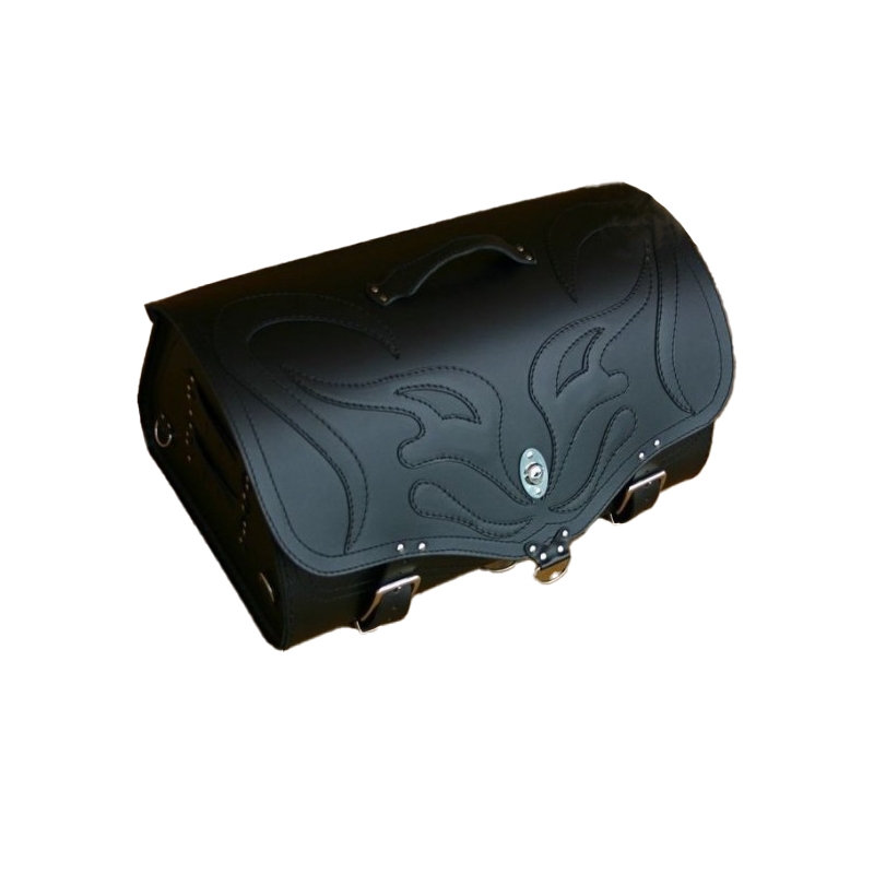 Kožna torba za motocikl RSA K22 Black Demon crna 42 l