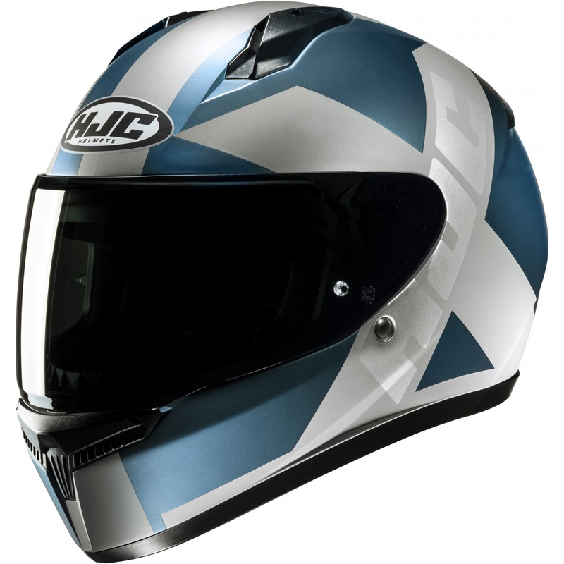 Integralna motociklistička kaciga HJC C10 Tez MC2SF sivo-plava