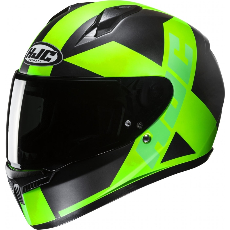 Integralna motociklistička kaciga HJC C10 Tez MC4HSF crno-fluo zelena