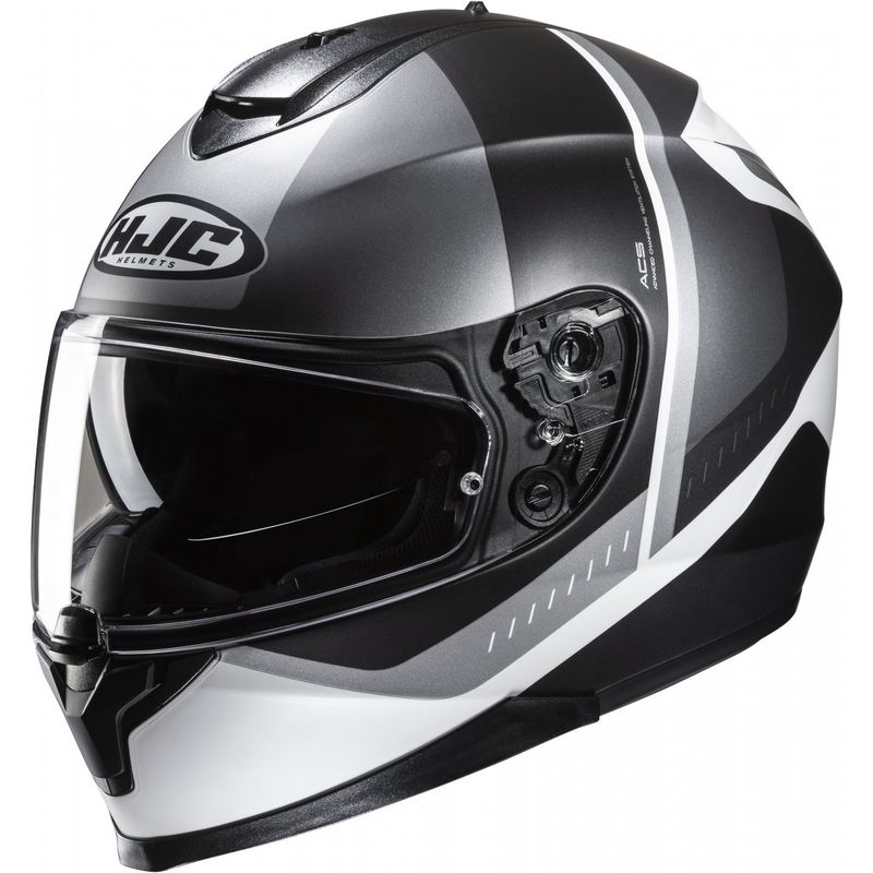 Integralna motociklistička kaciga HJC C70N Alia MC5SF crno-sivo-bijela