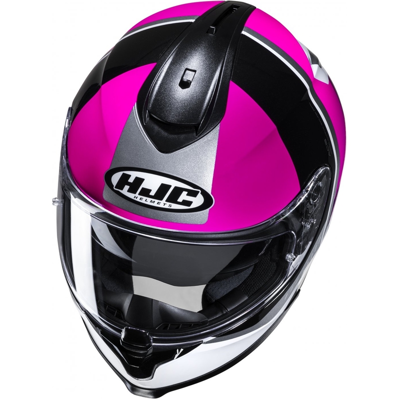Integralna motociklistička kaciga HJC C70N Alia MC8 crno-bijelo-roza