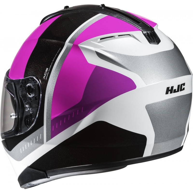 Integralna motociklistička kaciga HJC C70N Alia MC8 crno-bijelo-roza