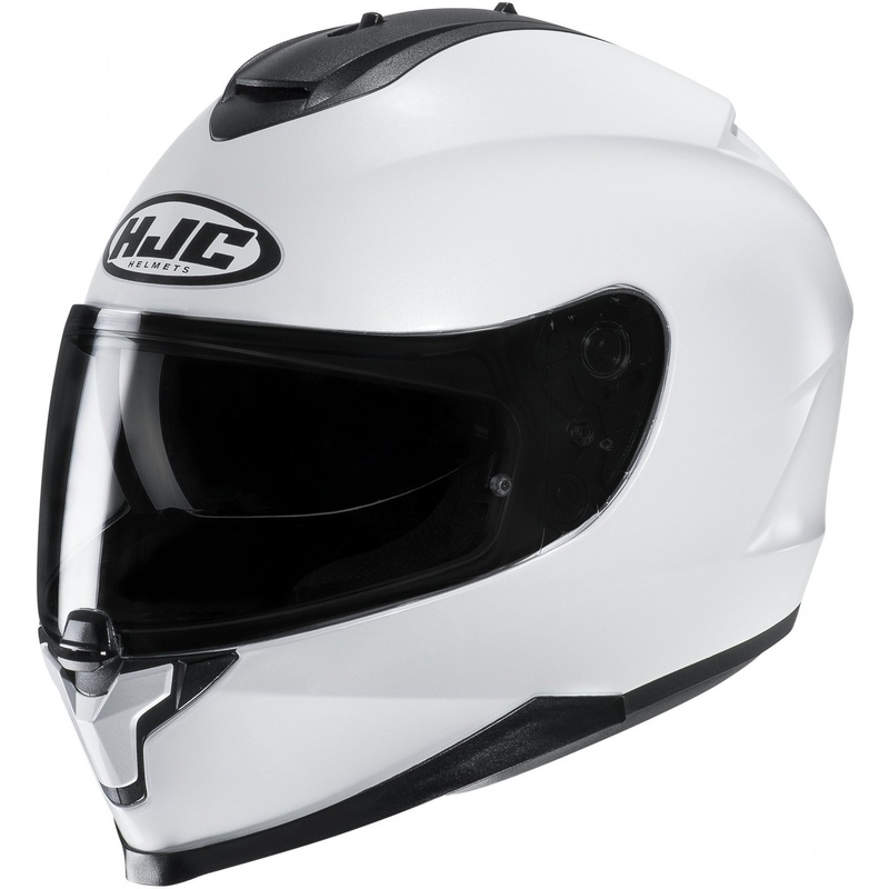 HJC C70N Solid integralna motociklistička kaciga biserno bijela