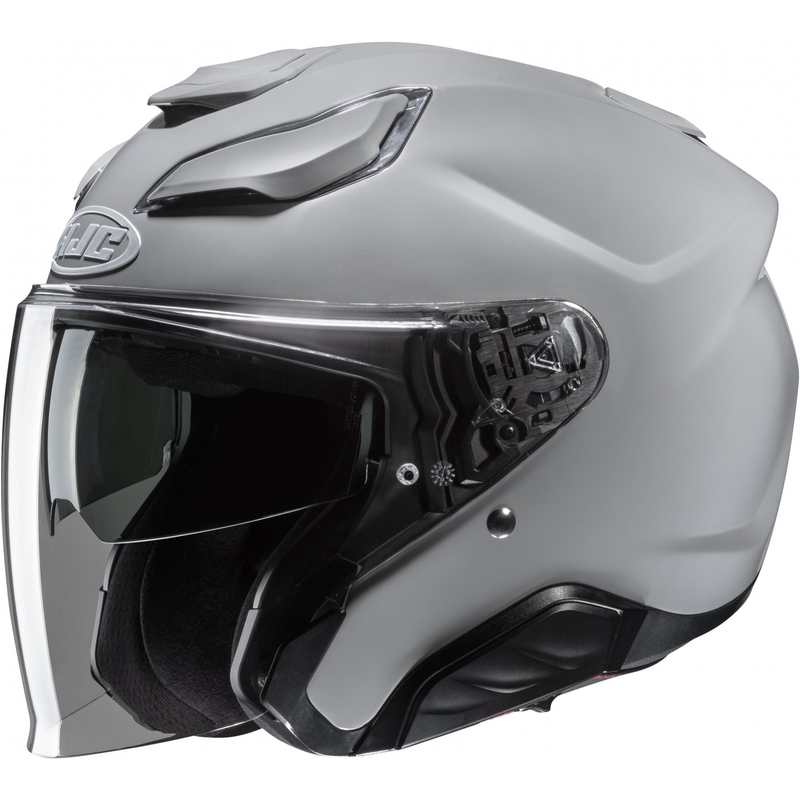 Otvorena motociklistička kaciga HJC F31 Jednobojno siva