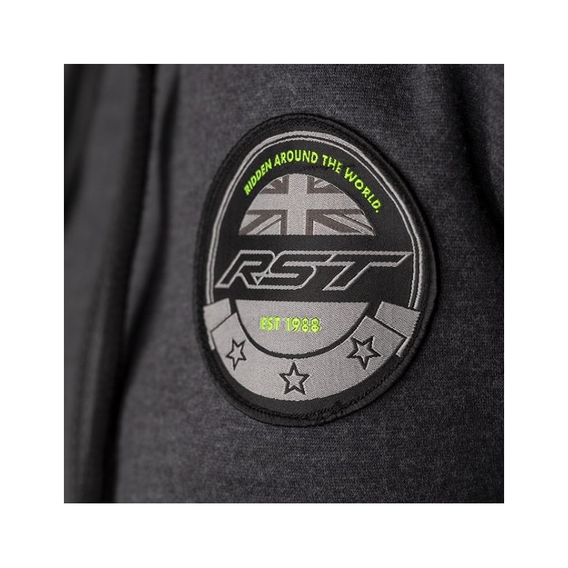 RST X Zip Factory CE motociklistička majica s kapuljačom siva rasprodaja - II. kvaliteta