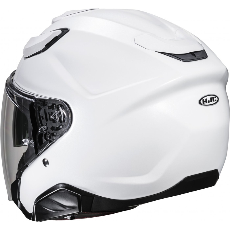 Otvorena motociklistička kaciga HJC F31 Solid biserno bijela
