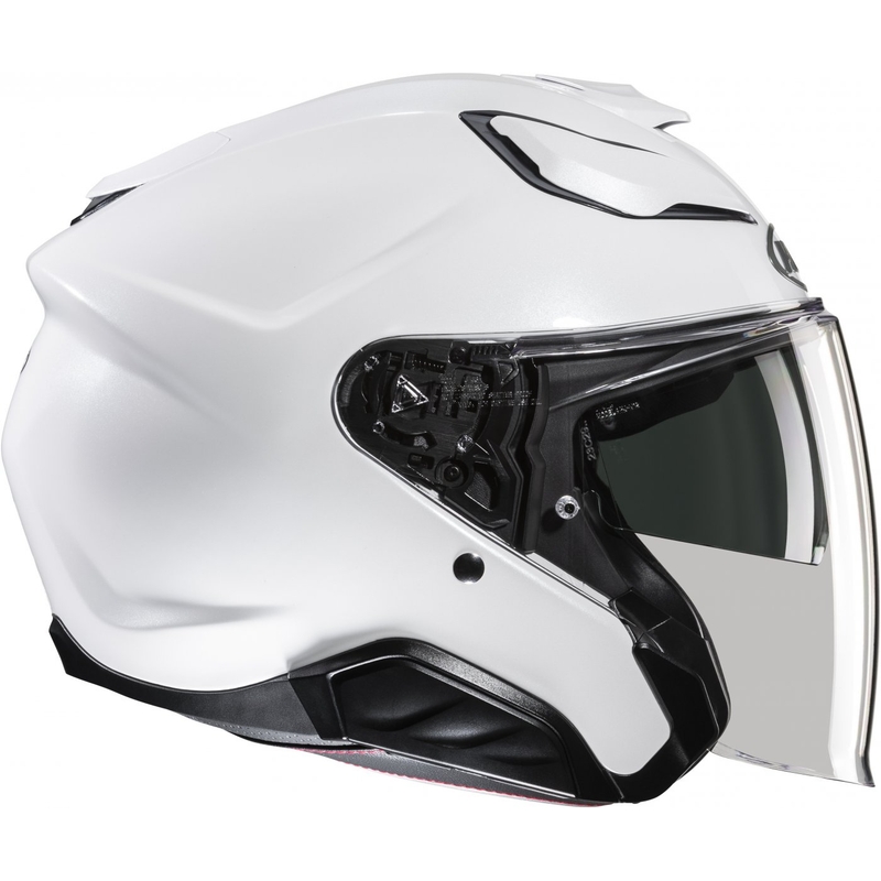 Otvorena motociklistička kaciga HJC F31 Solid biserno bijela