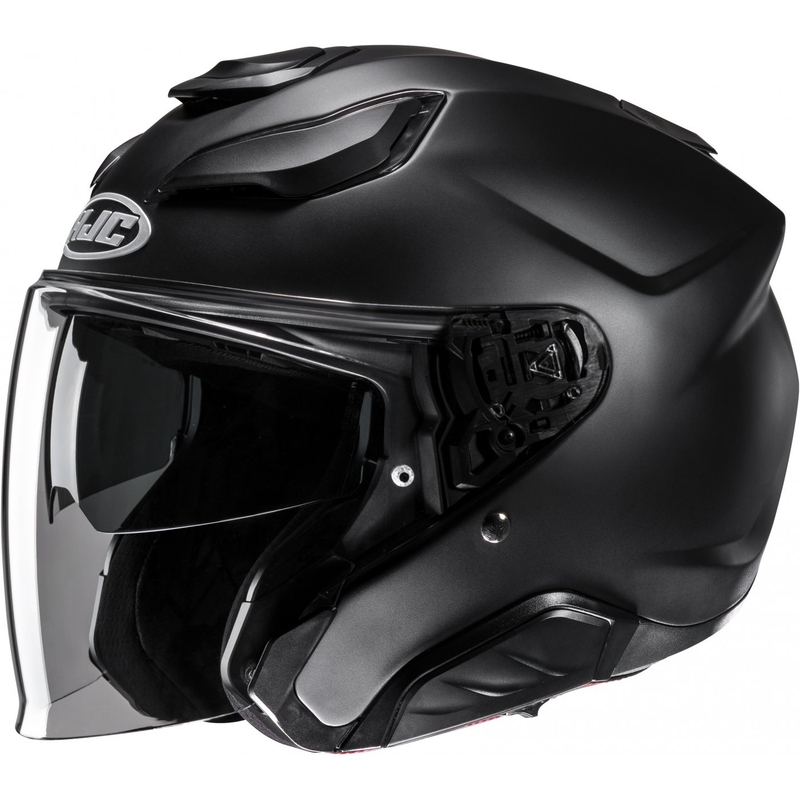 Otvorena motociklistička kaciga HJC F31, crna
