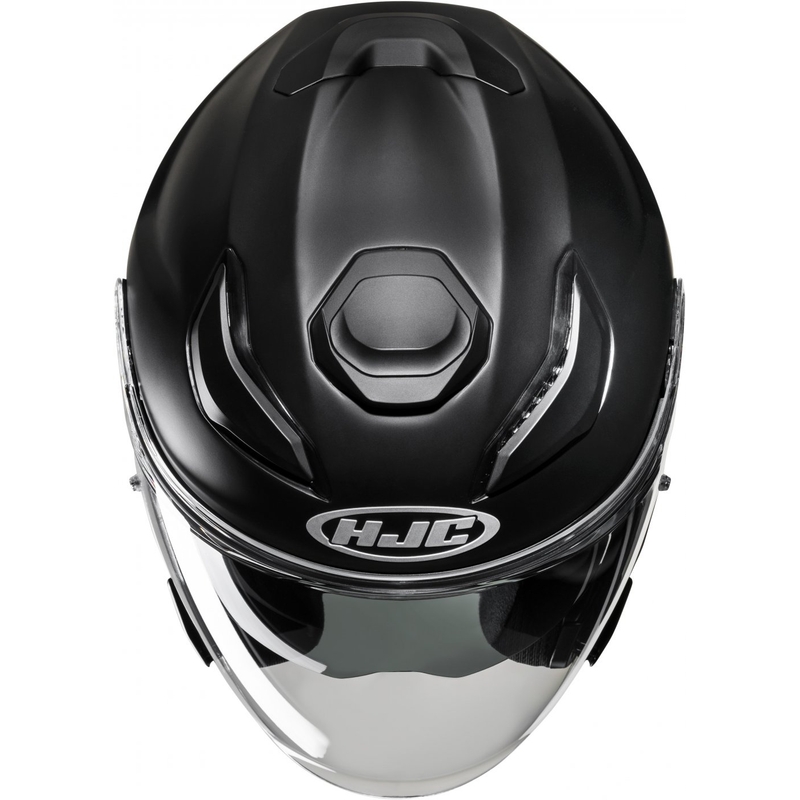 Otvorena motociklistička kaciga HJC F31, crna