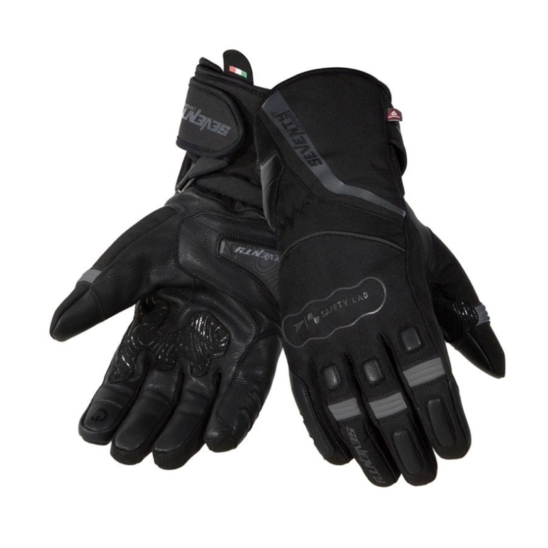 Motociklističke rukavice SEVENTY DEGREES SD-T7 crno-sive