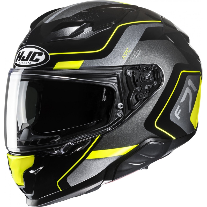 Integralna motociklistička kaciga HJC F71 Arcan MC3H crno-siva-fluo žuta
