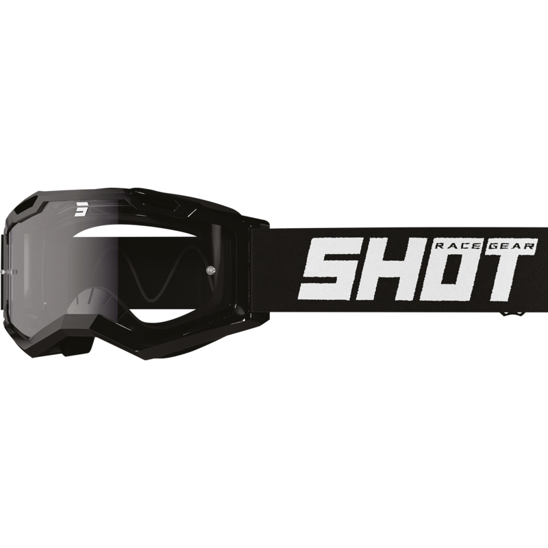 Dječje motokros naočale Shot Rocket Kid 2.0 crne (prozirni pleksiglas)