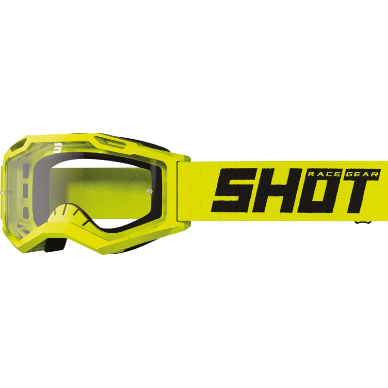 Shot Rocket Kid 2.0 dječje motokros naočale fluo žute (prozirni pleksiglas)