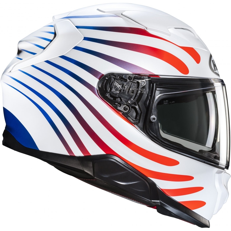 Integralna motociklistička kaciga HJC F71 Zen MC21SF bijela-rainbow