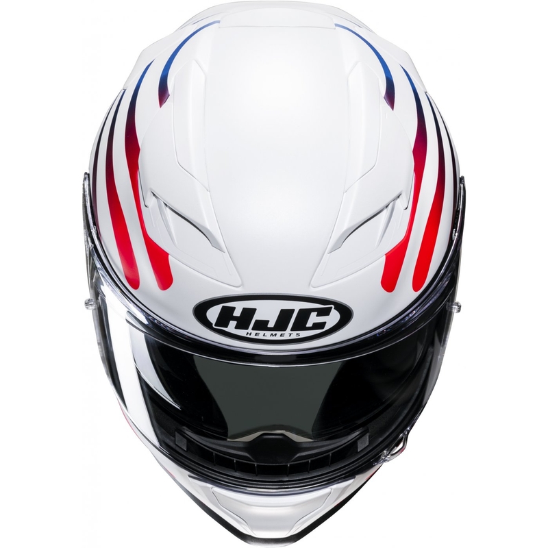 Integralna motociklistička kaciga HJC F71 Zen MC21SF bijela-rainbow