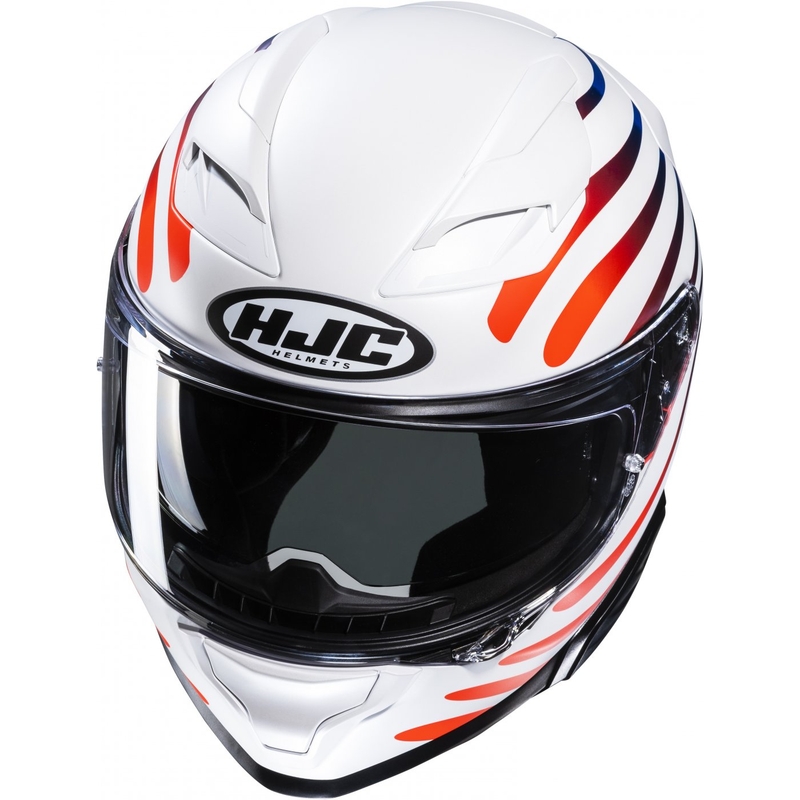 Integralna motociklistička kaciga HJC F71 Zen MC21SF bijela-rainbow