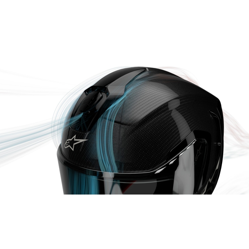 Integralna motociklistička kaciga Alpinestars Supertech R-10 Team karbonska crveno-bijela