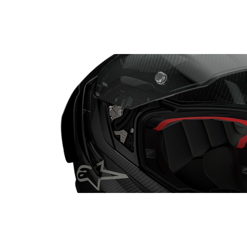 Integralna motociklistička kaciga Alpinestars Supertech R-10 Team karbonska crveno-bijela