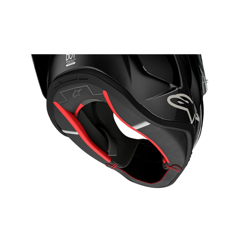 Integralna motociklistička kaciga Alpinestars Supertech R-10 Team karbonska crveno-bijela