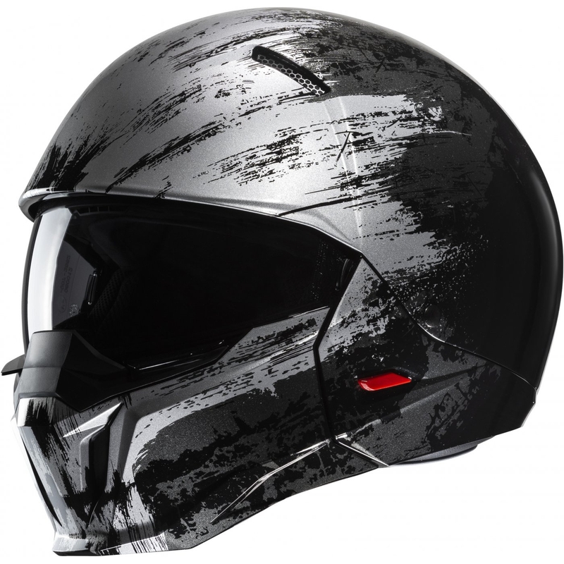 Otvorena kaciga s maskom HJC i20 Furia MC5 crno-siva